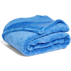 Couverture flanelle 150x200cm polyester - 3 coloris