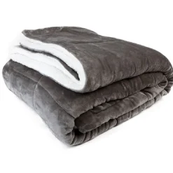 Couverture polaire doublure sherpa