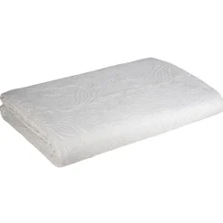 Couvre lit 2 places blanc