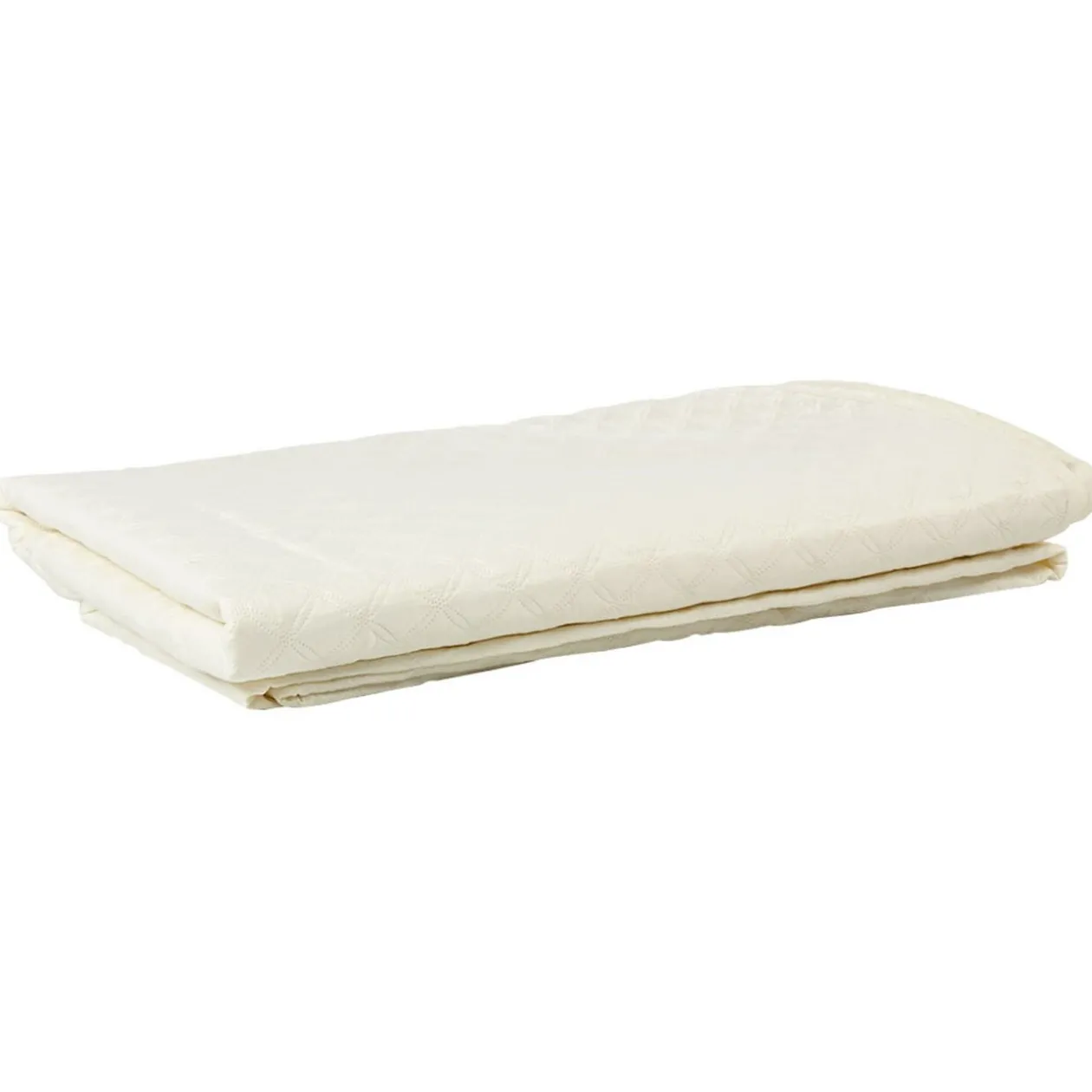 Couvre lit 2 places crème