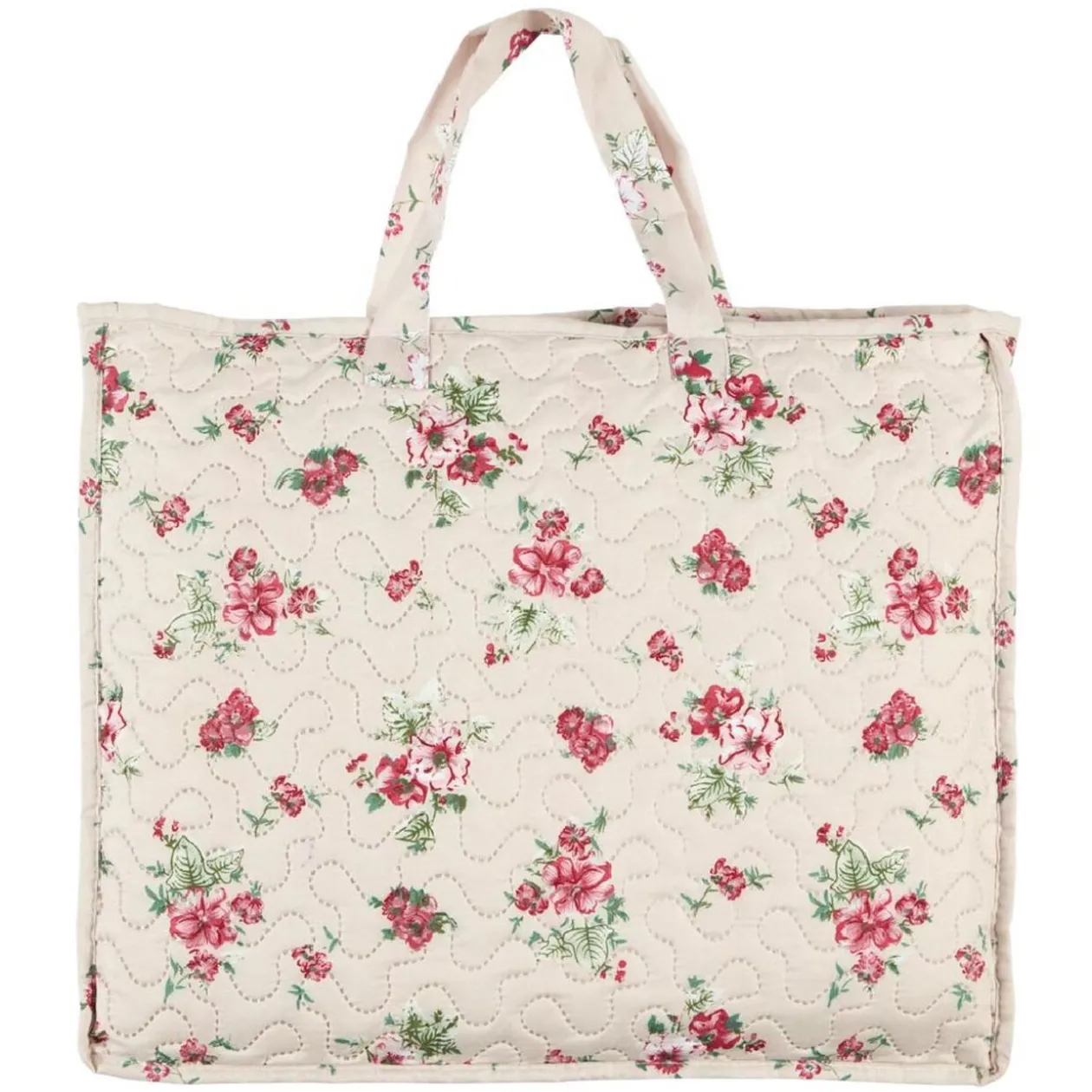 Couvre lit avec sac imitation boutis