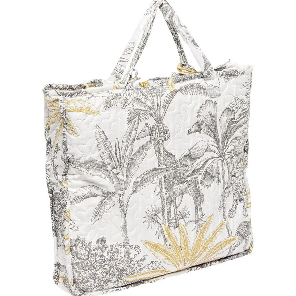 Couvre lit imprimé reversible 240x220cm avec 2 taie et son tote bag