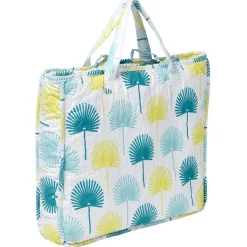 Couvre lit matelassé réversible uni/imprimé avec sac 220x240cm