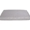 Couvre lit polyester gris