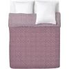 Couvre lit réversible rose 240x220cm