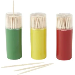 Cure dent tonneau en bambou x3