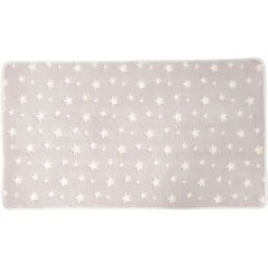 Descente de lit phosphorescente motif galaxie 110x60cm effet fourrure