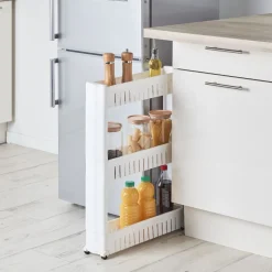 Desserte de cuisine étroite à 3 niveaux