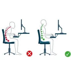 Dessus de chaise à mémoire de forme ergonomique