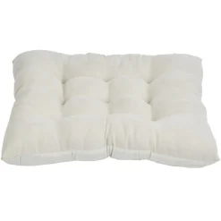 Dessus de chaise matelassé écru