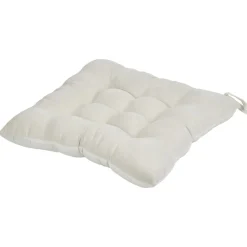 Dessus de chaise matelassé écru