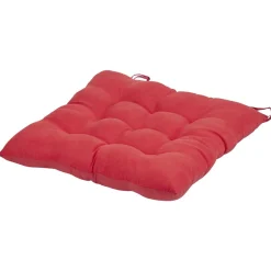 Dessus de chaise matelassé rouge