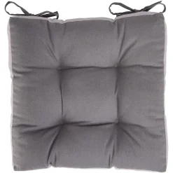 Dessus de chaise matelassé à nouettes 38x38xép5cm