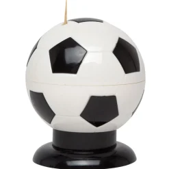 Distributeur à cures dents en forme de ballon de foot