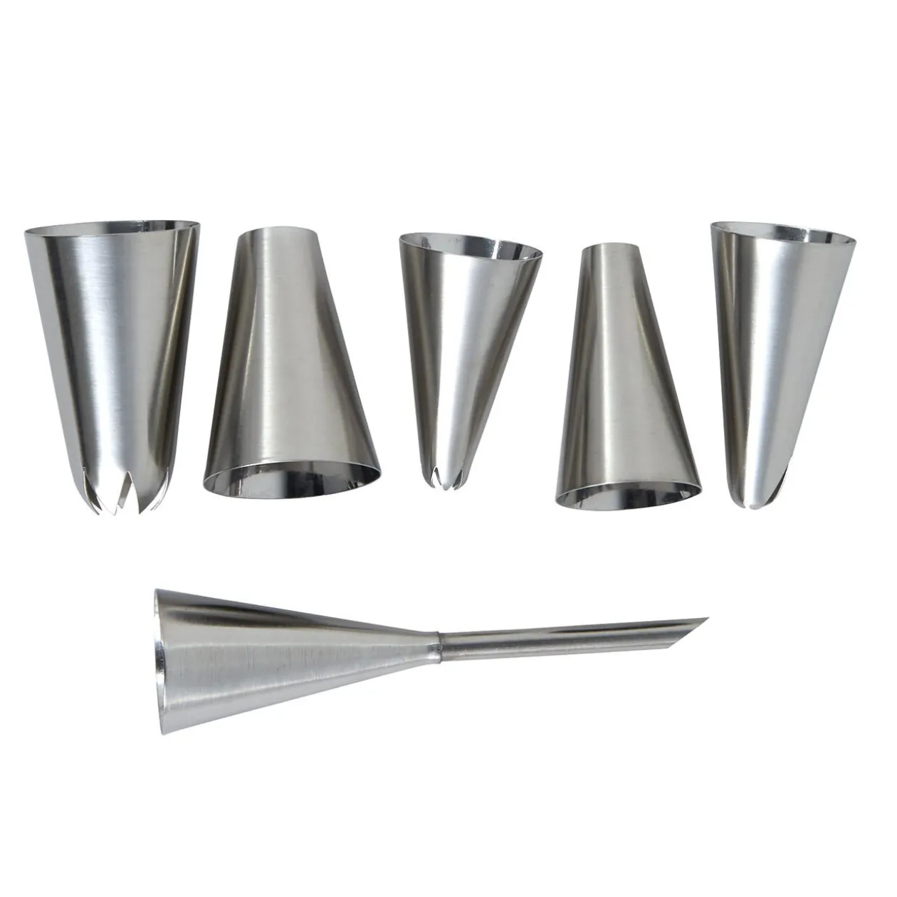 Douilles à pâtisserie Cuisilux en inox x6