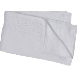 Drap de bain en coton blanc 90x150 cm