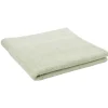 Drap de bain en coton vert 90x150 cm