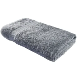 Drap de bain maxi 90x150cm coton gris denim