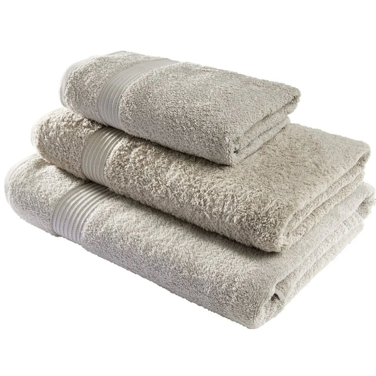 Drap de bain maxi 90x150cm coton beige dune