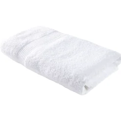 Drap de bain 70x130cm coton blanc craie