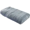 Drap de bain 70x130cm coton gris denim