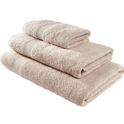 Drap de bain 70x130cm coton rose poudré