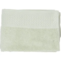 Drap de douche en coton vert 70x130 cm