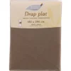 Drap de lit 1 personne chocolat