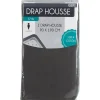 Drap housse 1 personne gris foncé