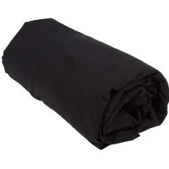 Drap housse 1 personne noir
