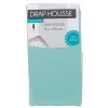 Drap housse 1 personne vert d eau