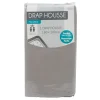 Drap housse 2 personnes gris