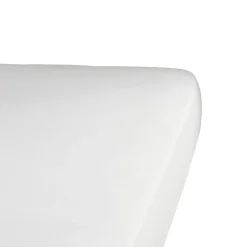 Drap housse percale de coton 180x200 Blanc