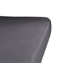 Drap housse percale de coton 180x200 Gris