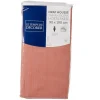 Drap housse uni 1 personne rose pêche