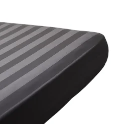 Drap housse 140x200 cm satin de coton Gris