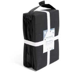 Drap housse 160x200cm 100% coton noir
