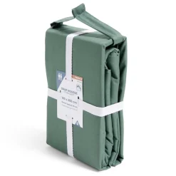 Drap housse 160x200cm 100% coton percale vert