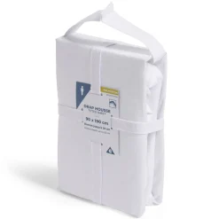 Drap housse 90x190cm polycoton blanc