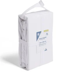 Drap housse 140x190cm polycoton blanc