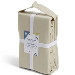 Drap housse 160x200cm polycoton beige
