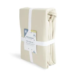 Drap housse 140x200cm polycoton beige