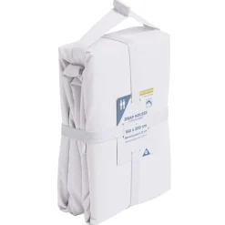 Drap housse 160x200cm polycoton blanc
