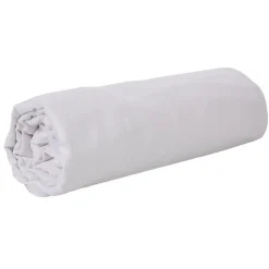 Drap plat uni blanc 2 personnes