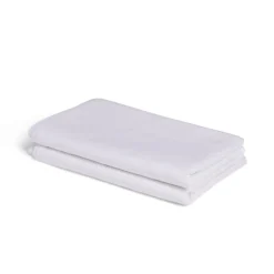 Drap plat 240x300cm 100% coton blanc