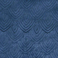 Édredon bleu nuit satin