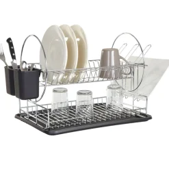 Egouttoir à vaisselle noir