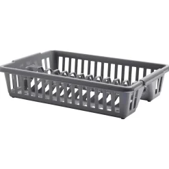 Egouttoir à vaisselle plastique gris