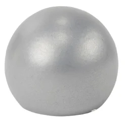 Embout tringle à rideau Ø16 mm métal forme boule gris mat x2