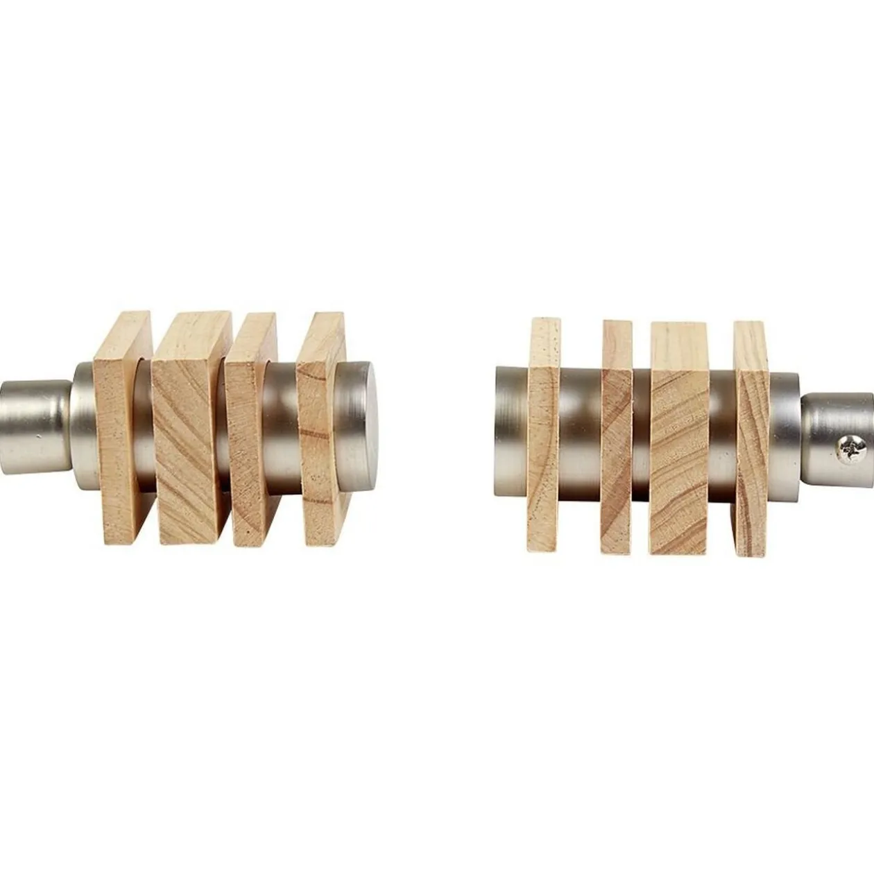 Embout X2 métal bois